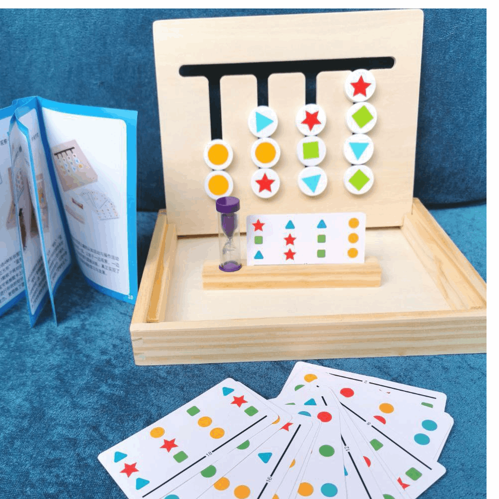 تنميه مهارات لوجيك مع ساعه رمليه كود820-19 عدد القطع فى الكرتونة 40