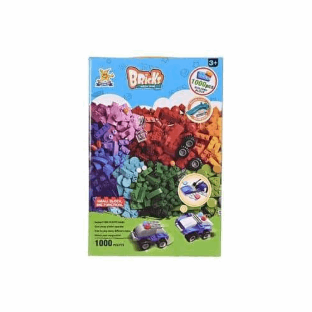 تنميه مهارات ليجو 1000 قطعه لون ازرق