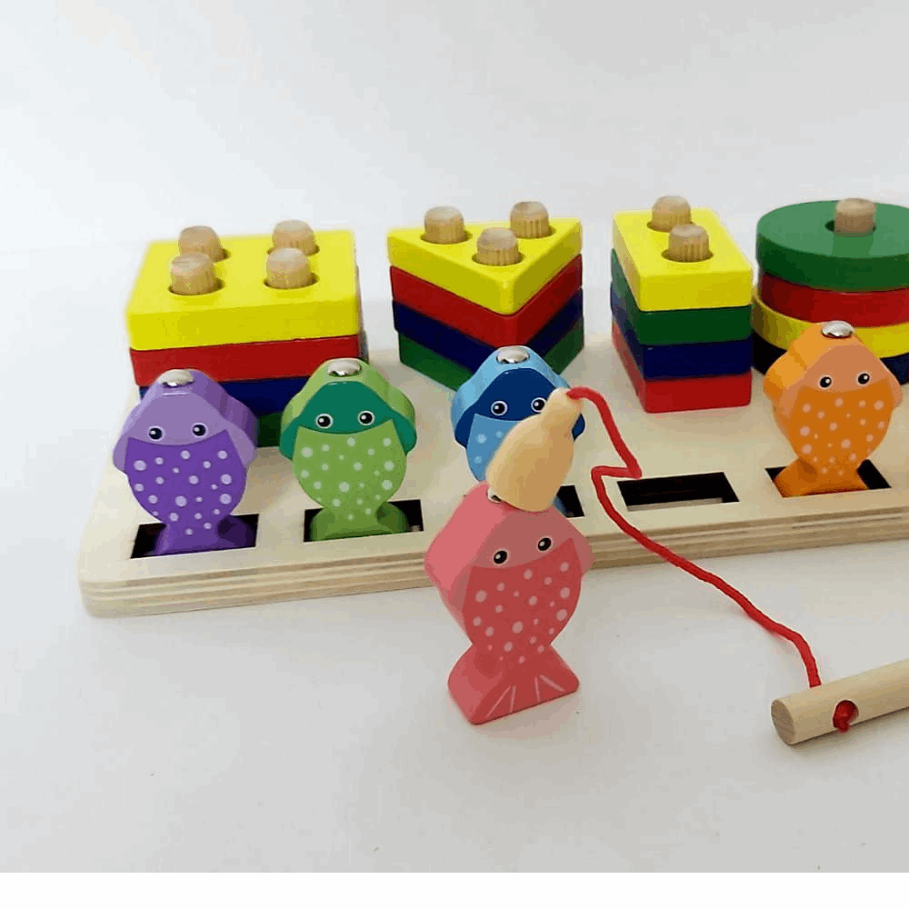 تنميه مهارات تطابق عمود مع صيادين سمك 2*1 كود 820-9 عدد القطع بالكرتونة 1*80