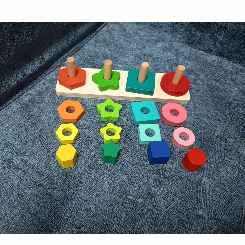 تنميه مهارات ترتيب اشكال والوان رباعى كود 625