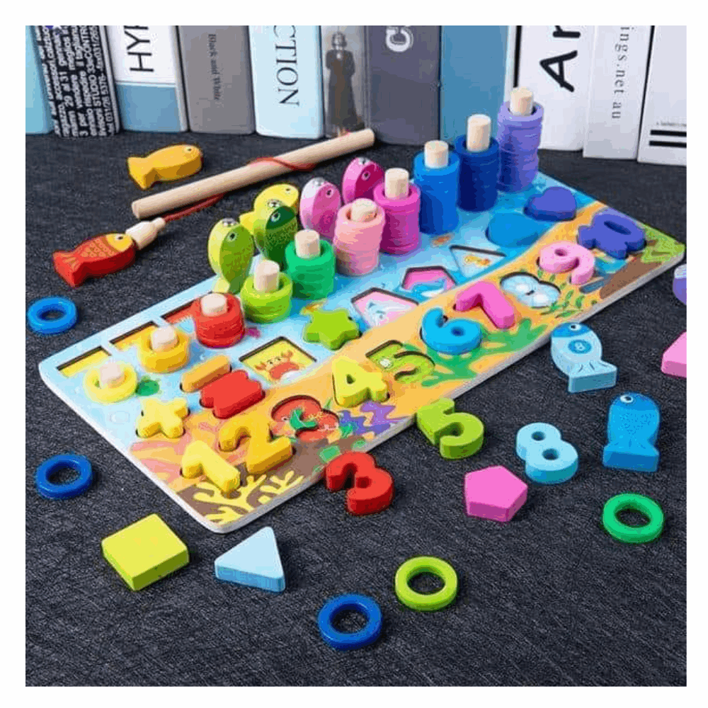 تنميه مهارات عداد برج تعلمى 6/1 كود 820-33 عدد القطع بالكرتونة 60