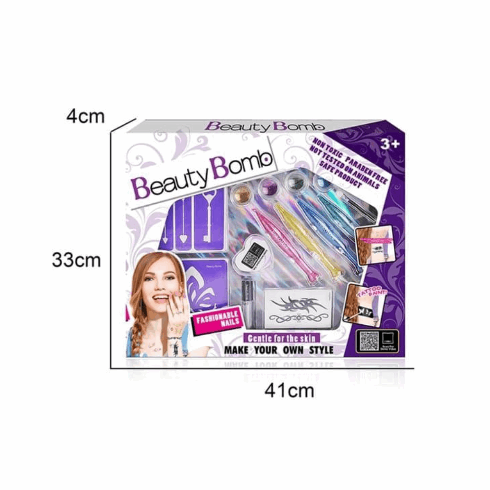 مكباج علبه مكياج رسم تاتو