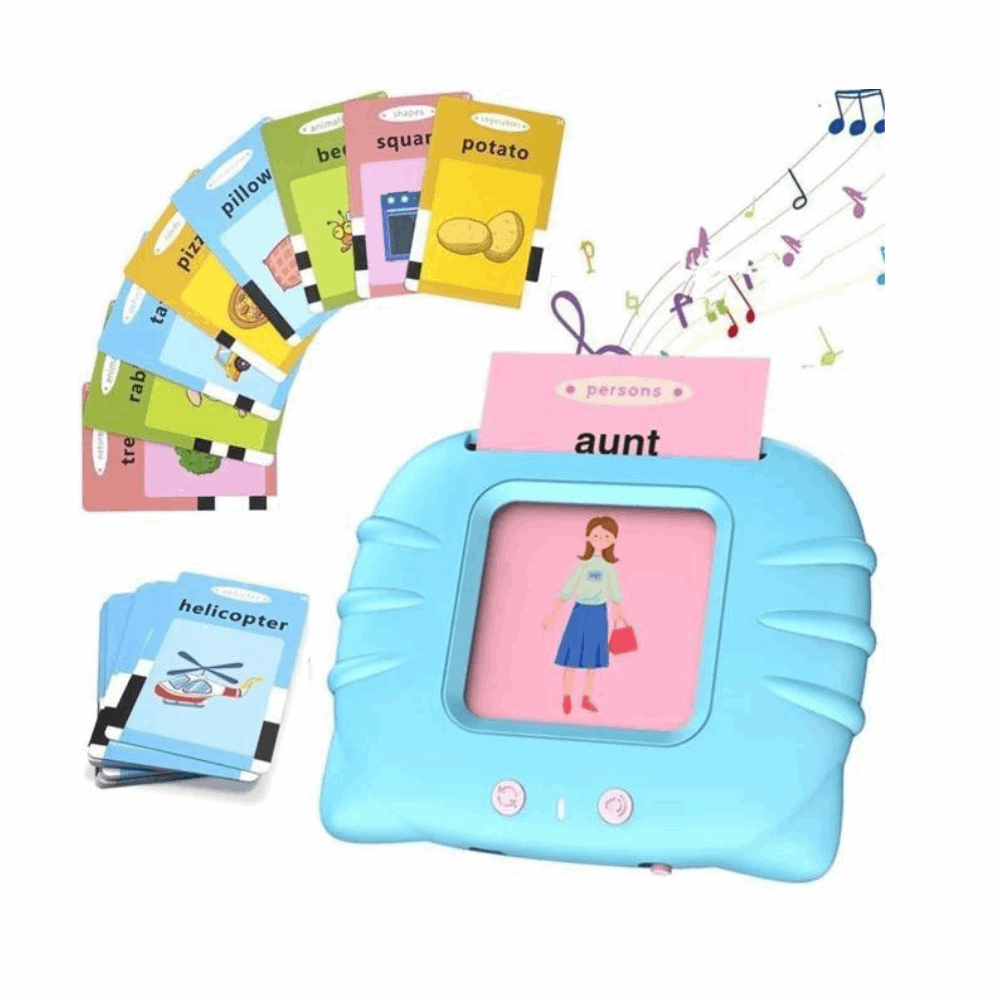 تنميه مهارات قارئ الكروت انجليزى فقط112كارت لون لبنى