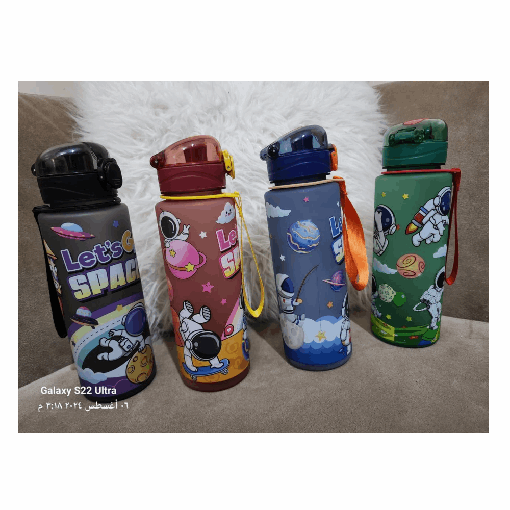 زجاجات مياه زجاجه بوتل فضائى لاصق