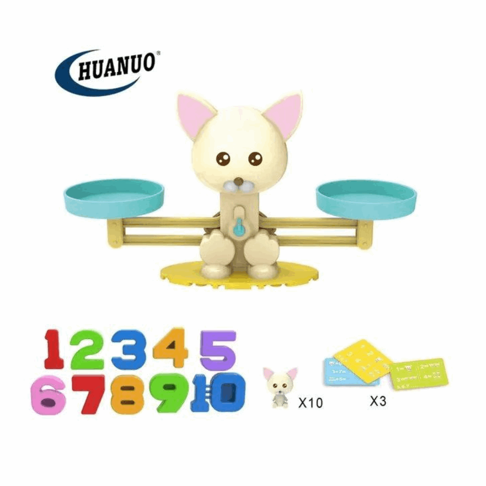 تنميه مهارات ميزان شكل قطه حجم صغير