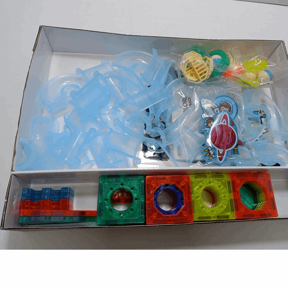 تنميه مهارات تركيبات مغناطيسيه 99 قطعه مضيه