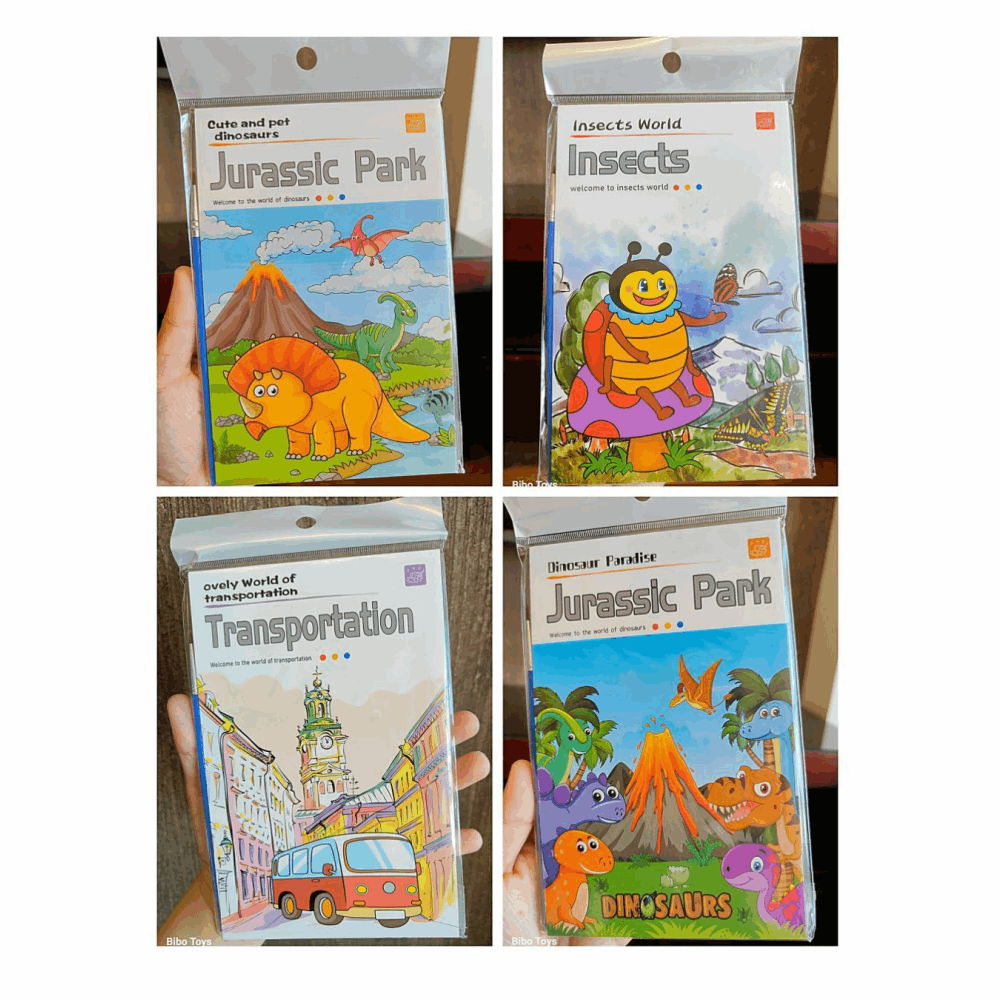 تنميه مهارات كتاب تلوين مقوى حجم كبير