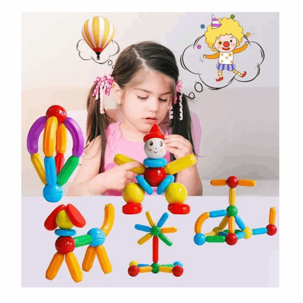 تنميه مهارات تركيبات مغناطيسيه 120 قطعه كود 060