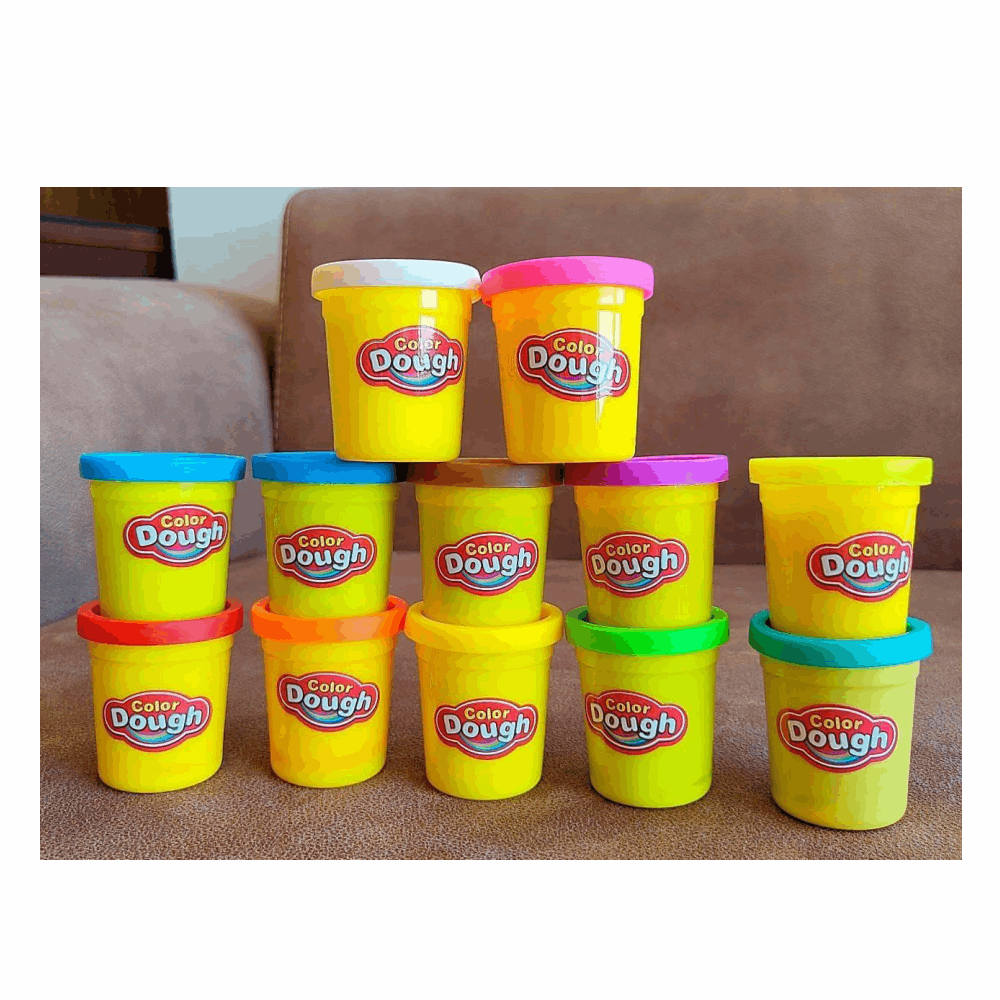 صلصال صلصال علبه 12قطعه