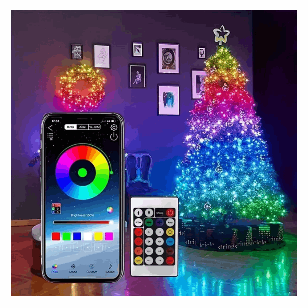 مستلزمات رمضان ستاره ليد 10 متر الوان بريموت