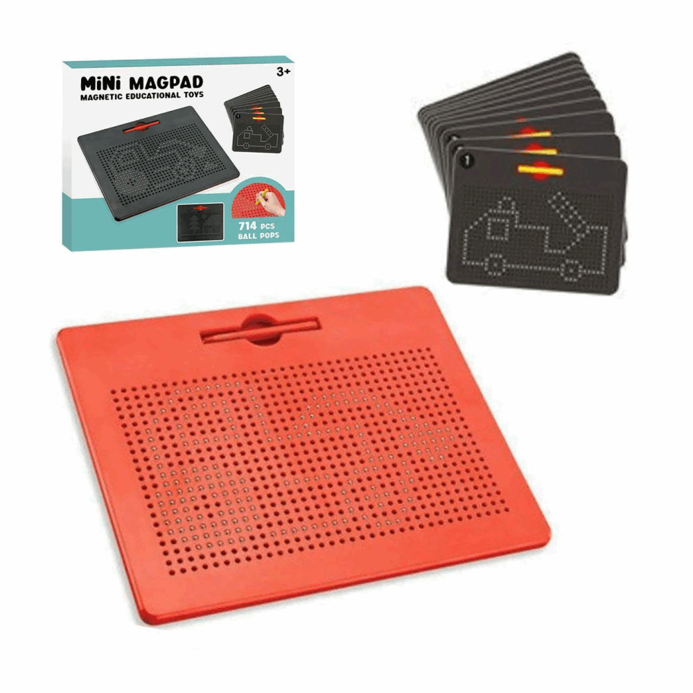 تنميه مهارات سبوره مغناطيسيه مع قلم وكروت 714قطعه