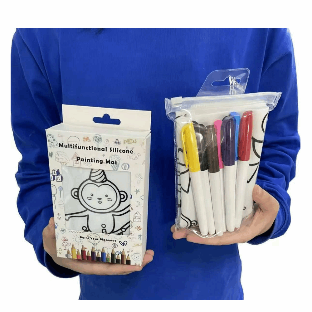 تنميه مهارات سجاده تلوين سيليكون