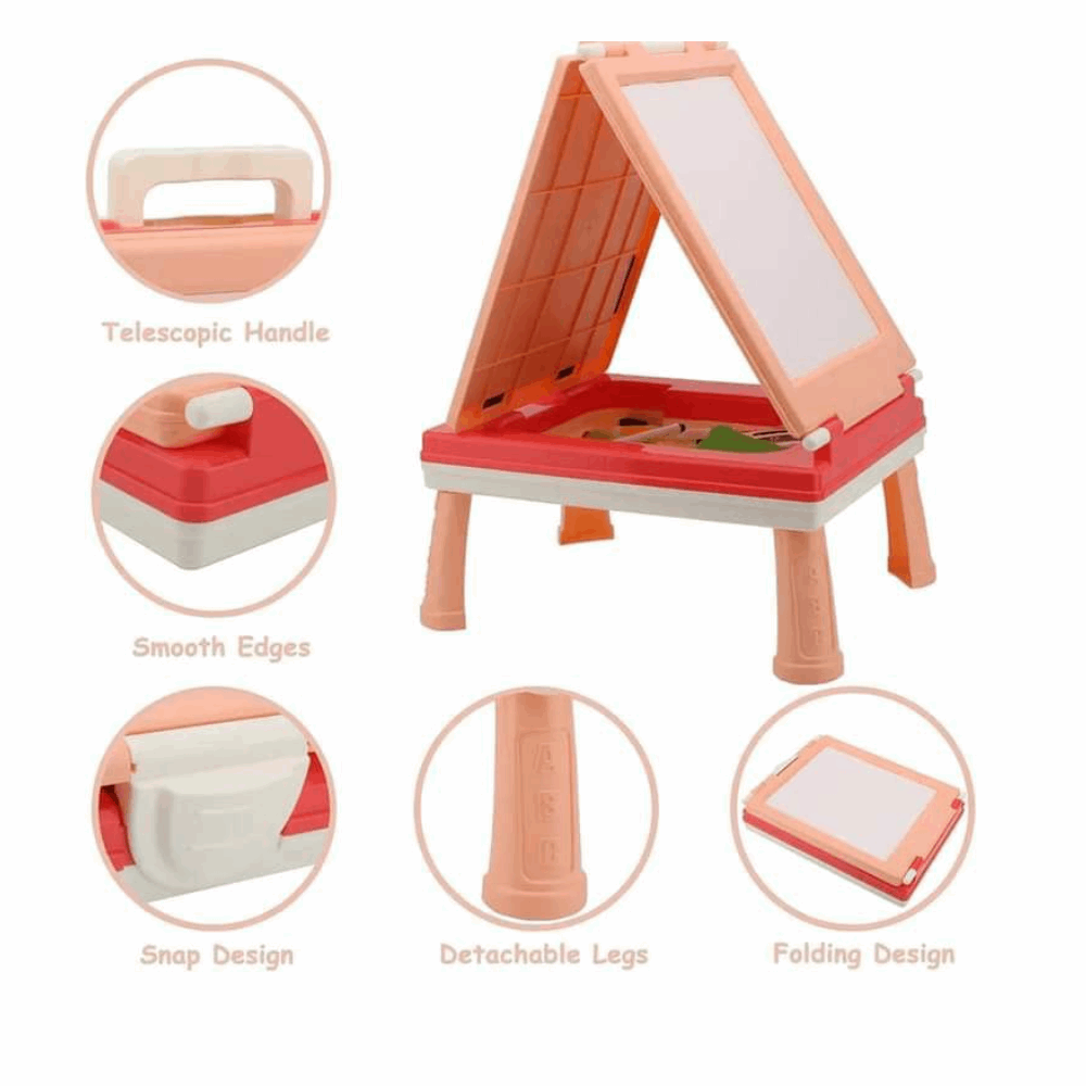 تنميه مهارات سبوره استاند Painting Artلون بينك A34-493 عدد القطع فى الكرتونة 18