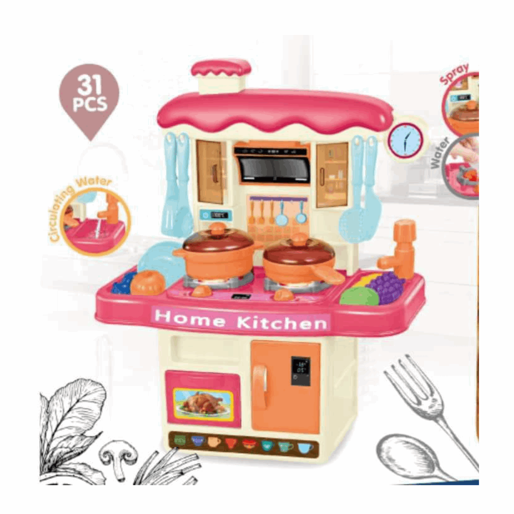 مطابخ مطبخ كيتى لون بينك