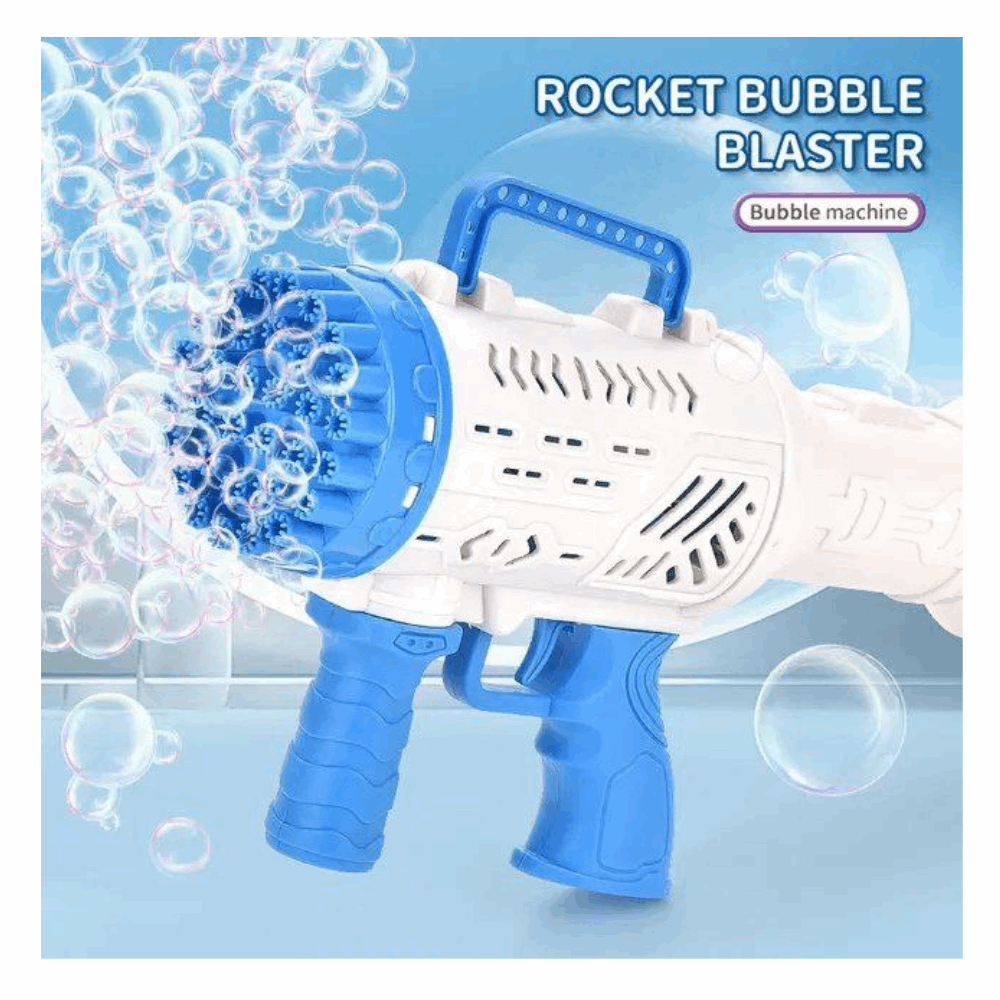 مسدس مدفع صابون بابلز 32عين لون ازرق