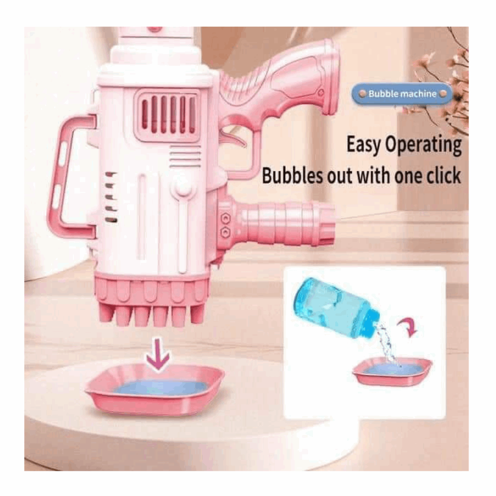 بنادق ومسدسات مسدس بابلز 36فتحه لون بينك