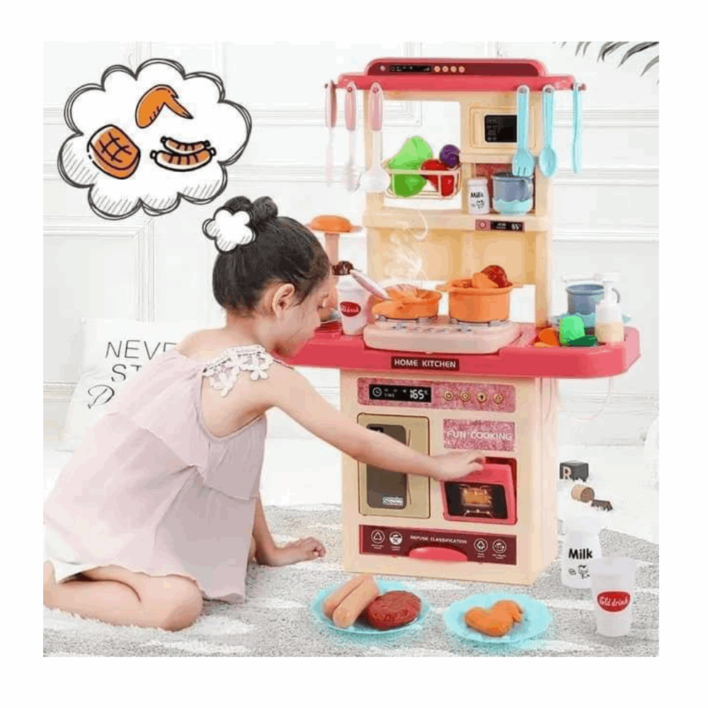 مطابخ مطبخ دريم كاتشين 65 لون بينك كود A01-285و34-207 عدد القطع بالكرتونة 9