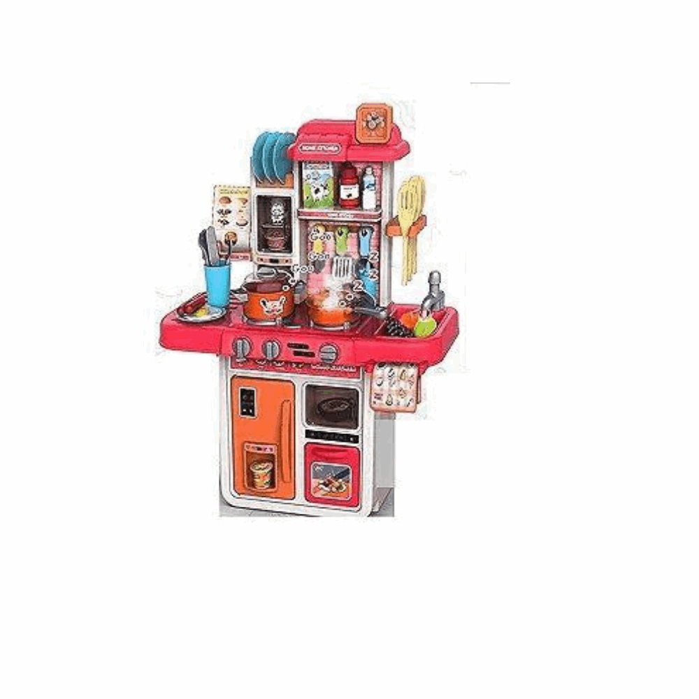 مطابخ مطبخ بخار ومياه 42قطعه لون بينك