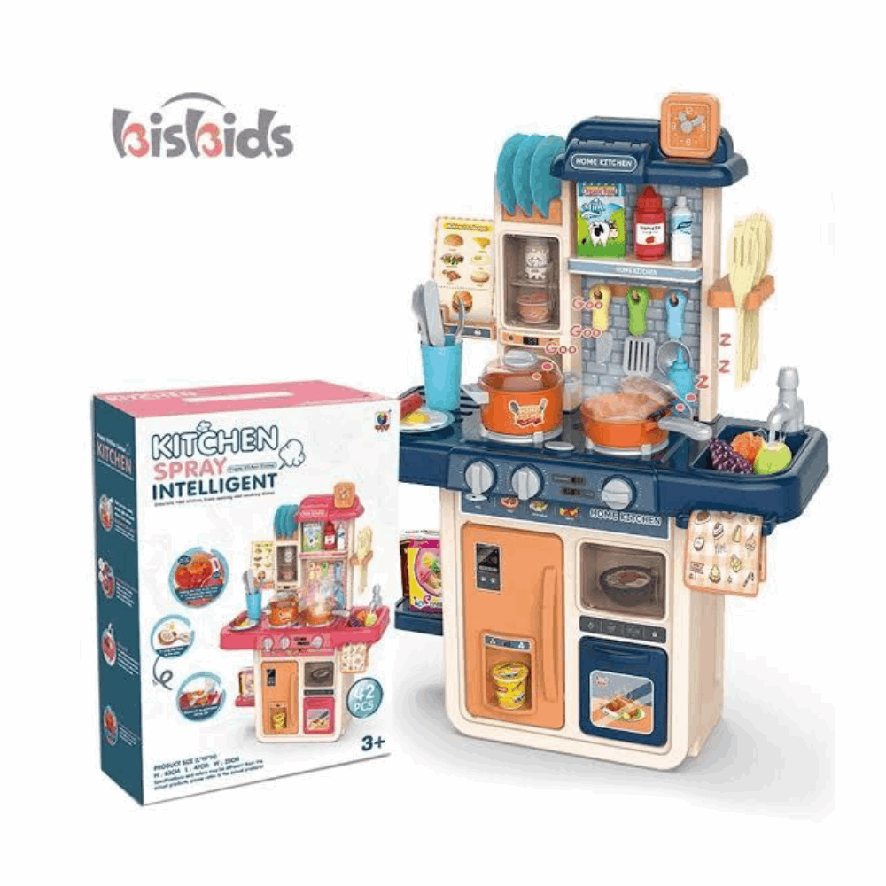 مطابخ مطبخ بخار ومياه 42قطعه لون ازرق