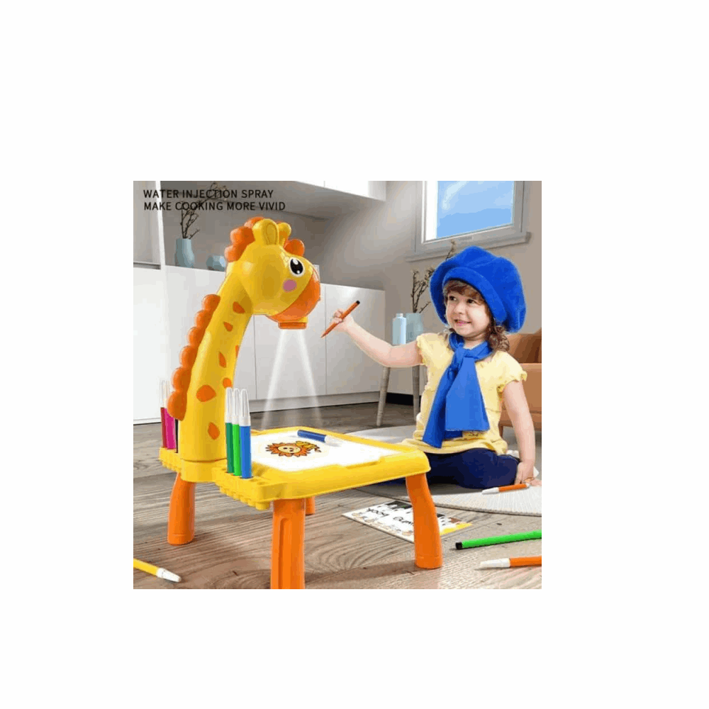 تنميه مهارات سبوره برجتكور شكل زرافه لون اصفر