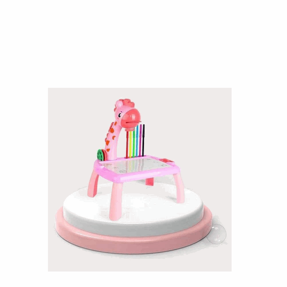 تنميه مهارات سبوره برجتكور شكل زرافه لون بيك