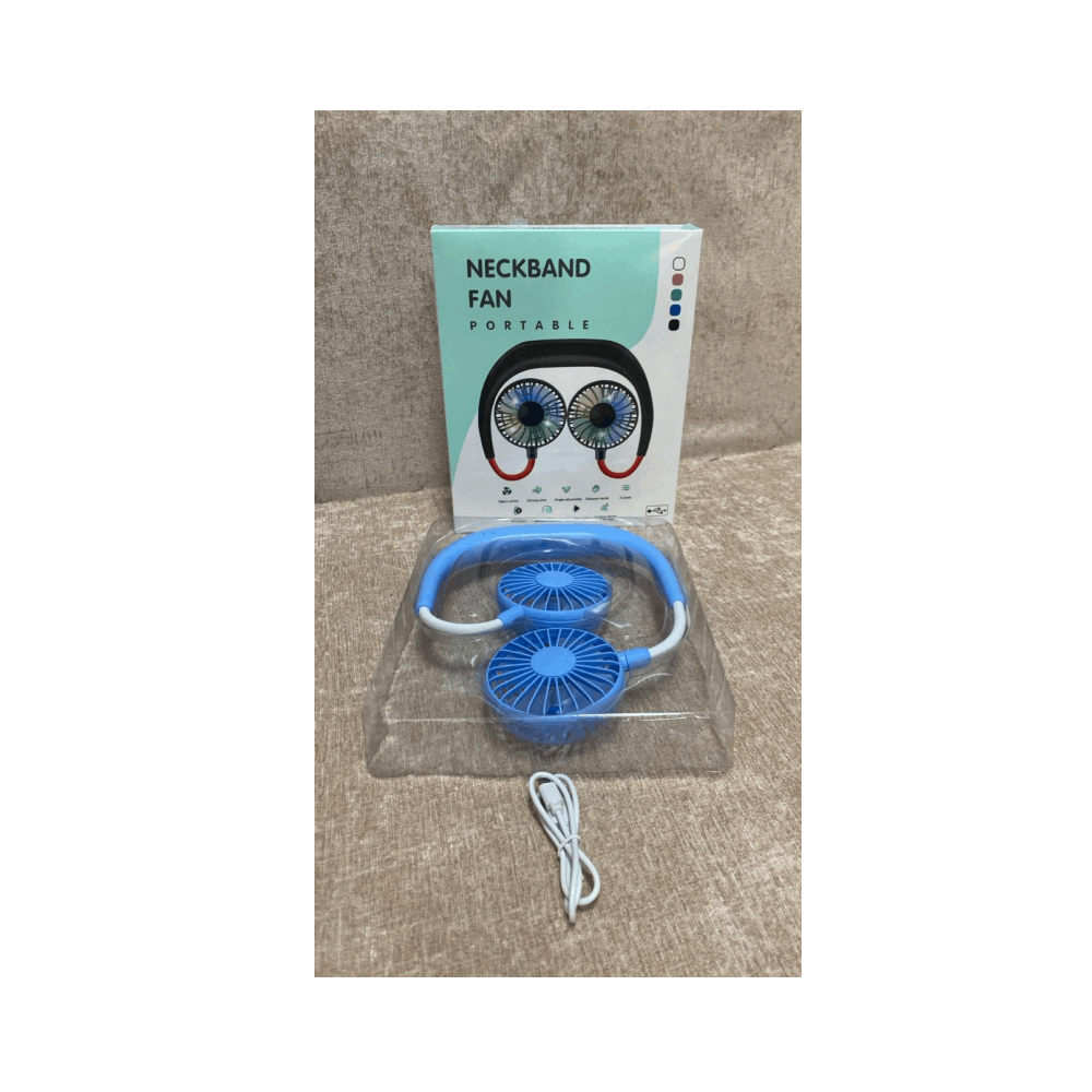 مستلزمات منزليه سماعه مروحه لون ازرق