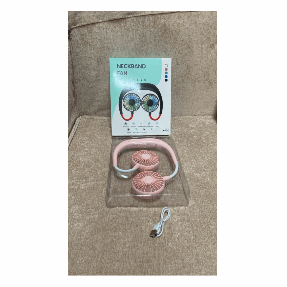 مستلزمات منزليه سماعه مروحه لون بينك