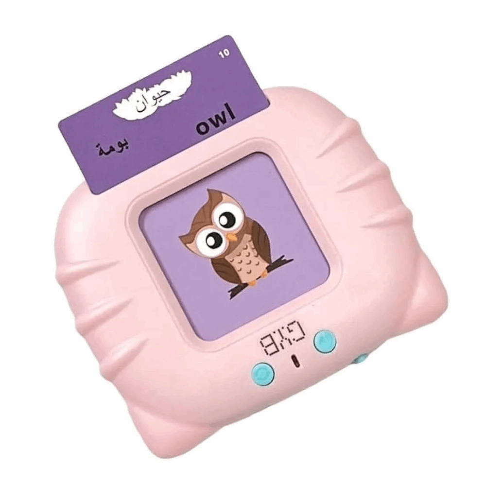 تنميه مهارات قارئ كروت عربى انجليزى 224كارت لون بينك