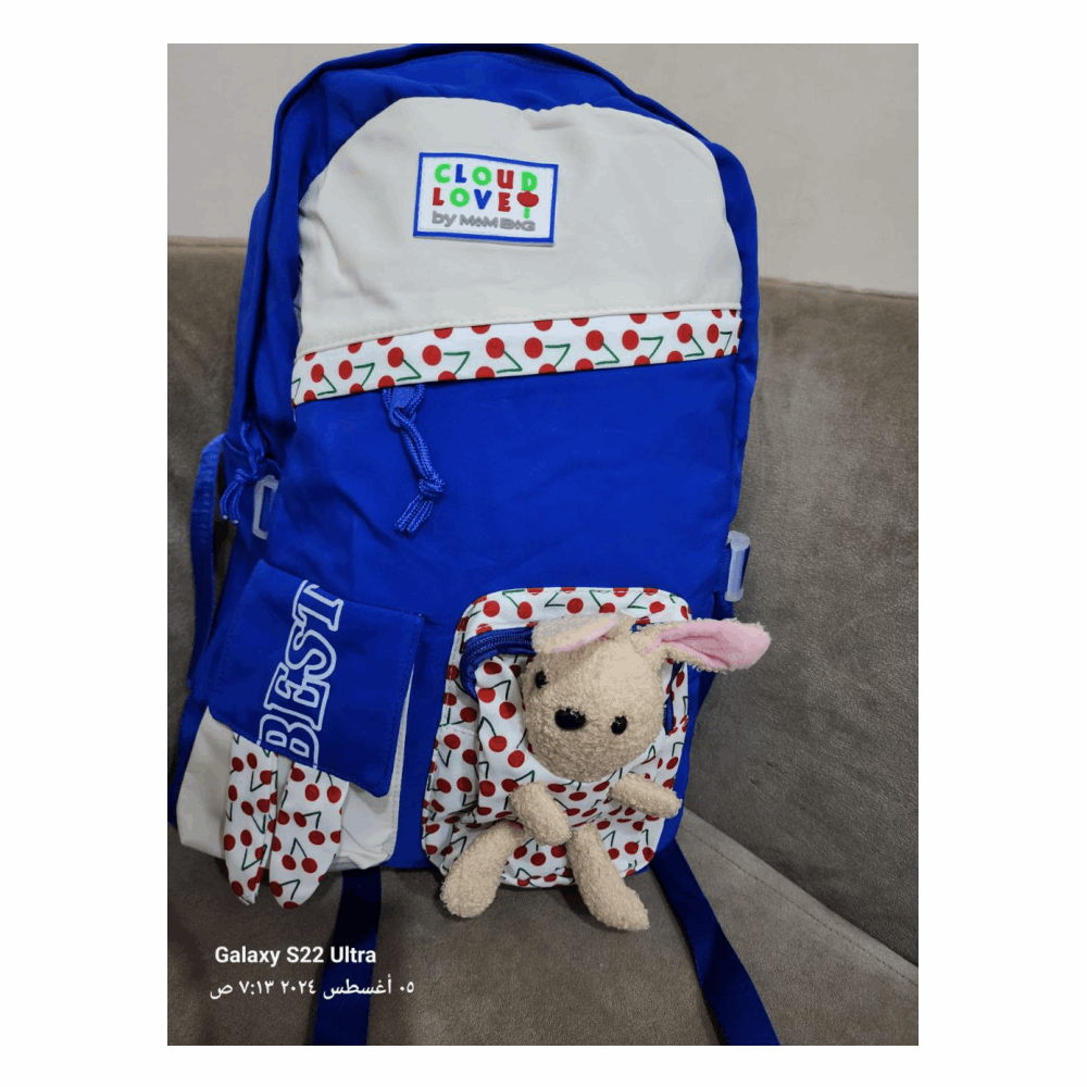 شنط مدارس شنطه دبدوب بناتى لون ازرق