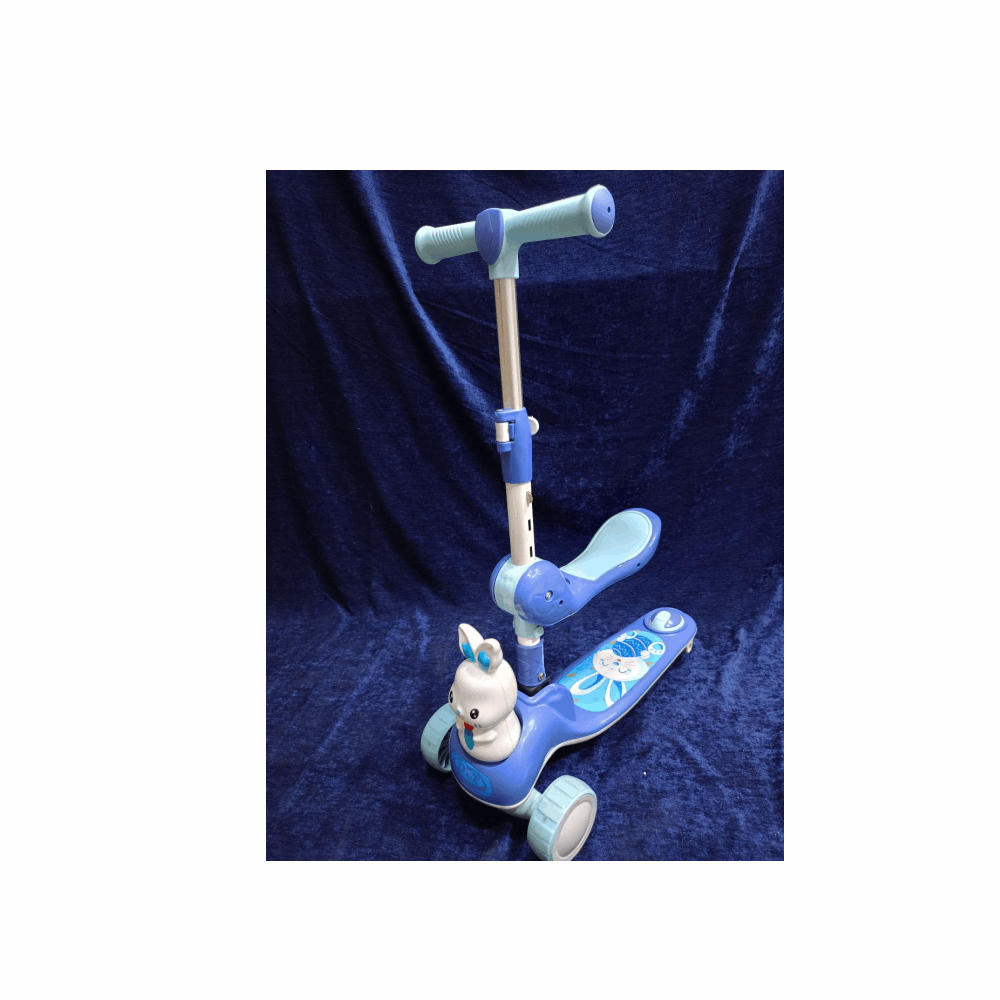 اسكوتر اسكوتر ارنب 3عجلات 2كرسى 323-10لون لبنى