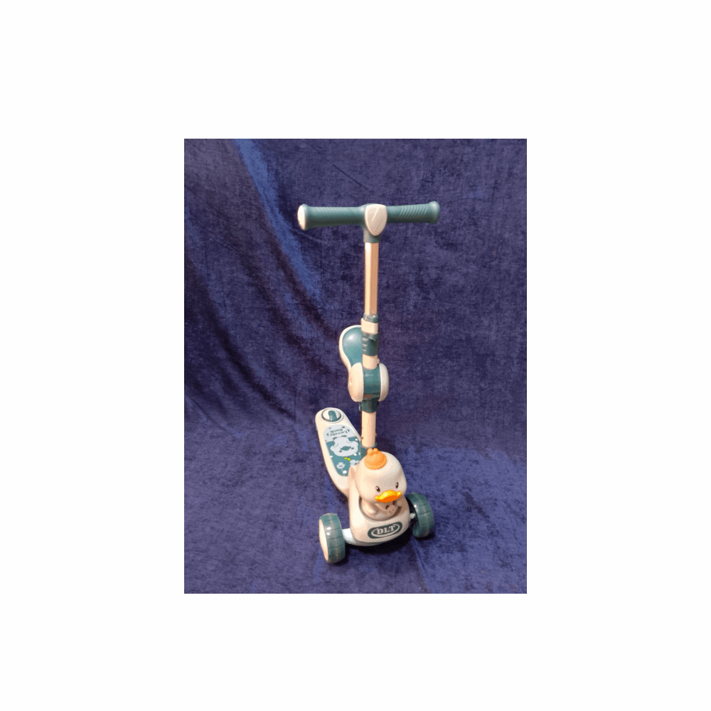 اسكوتر اسكوتر بطه 3عجلات 2كرسى 323-9لون اخضر