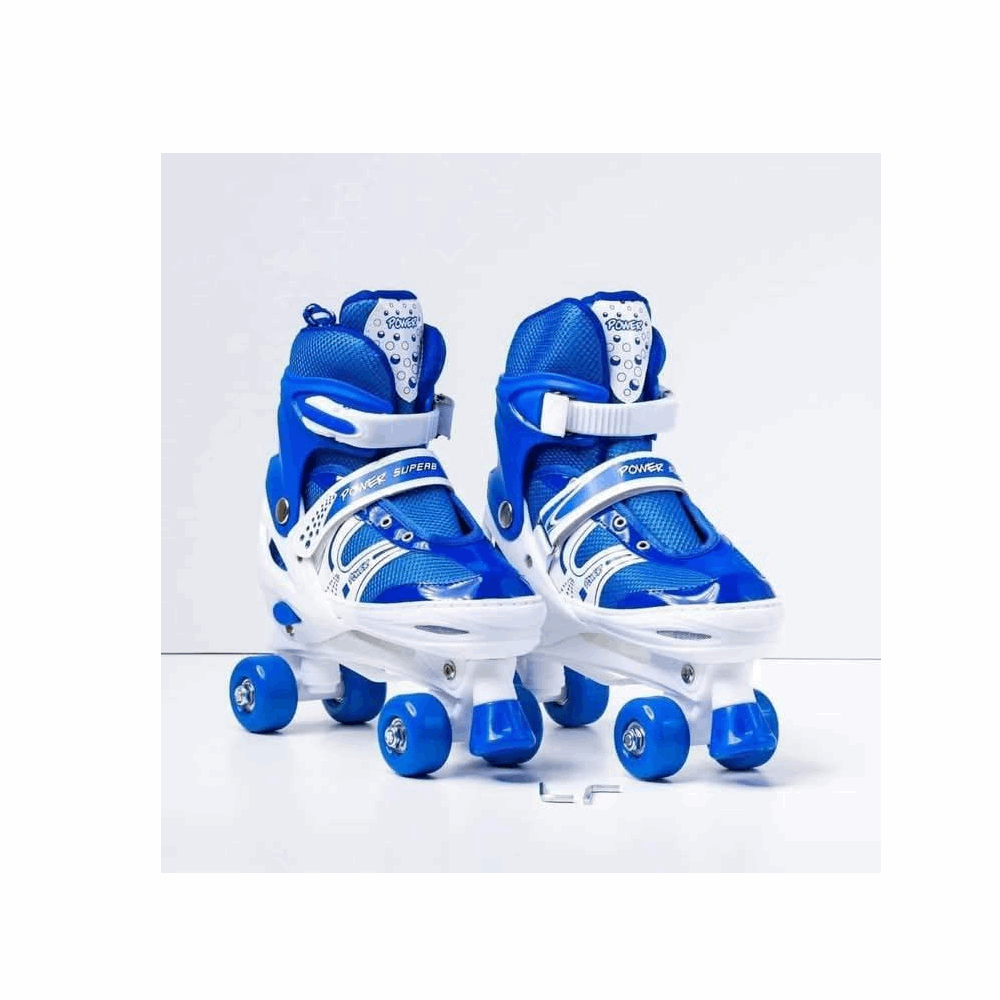 اسكوتر بتناج عجل رباعى صفين لون ازرق