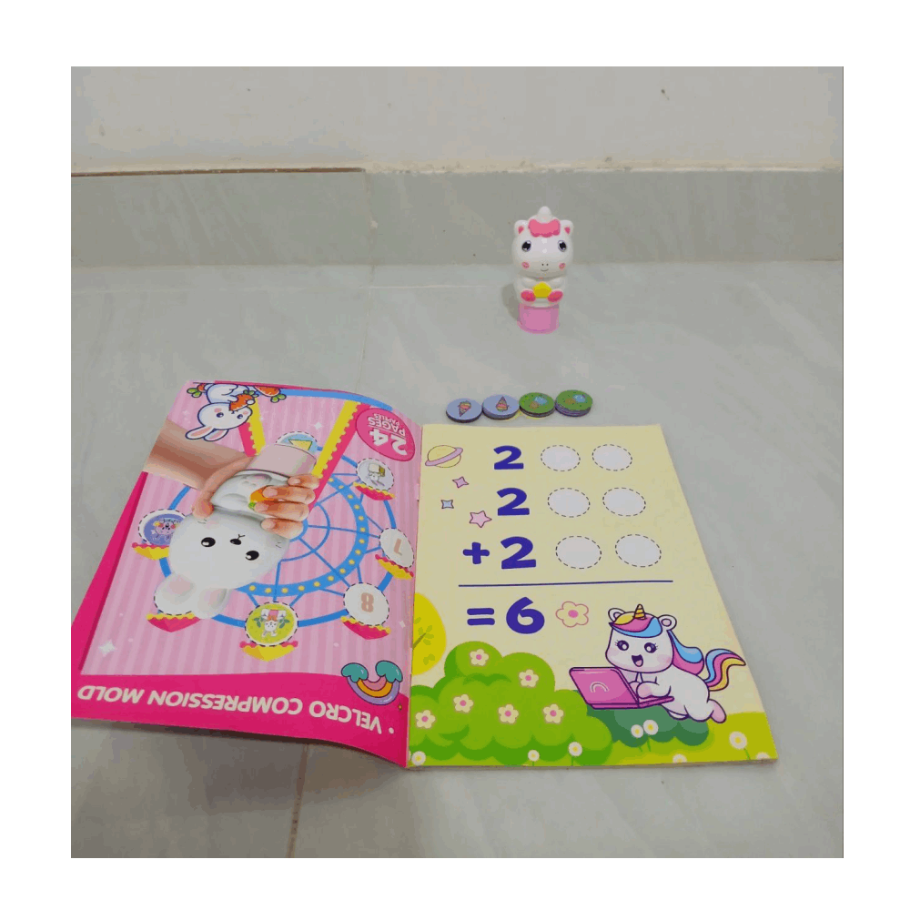 تنميه مهارات كتاب ملصقات بلوناك وختامه اشكال كود040