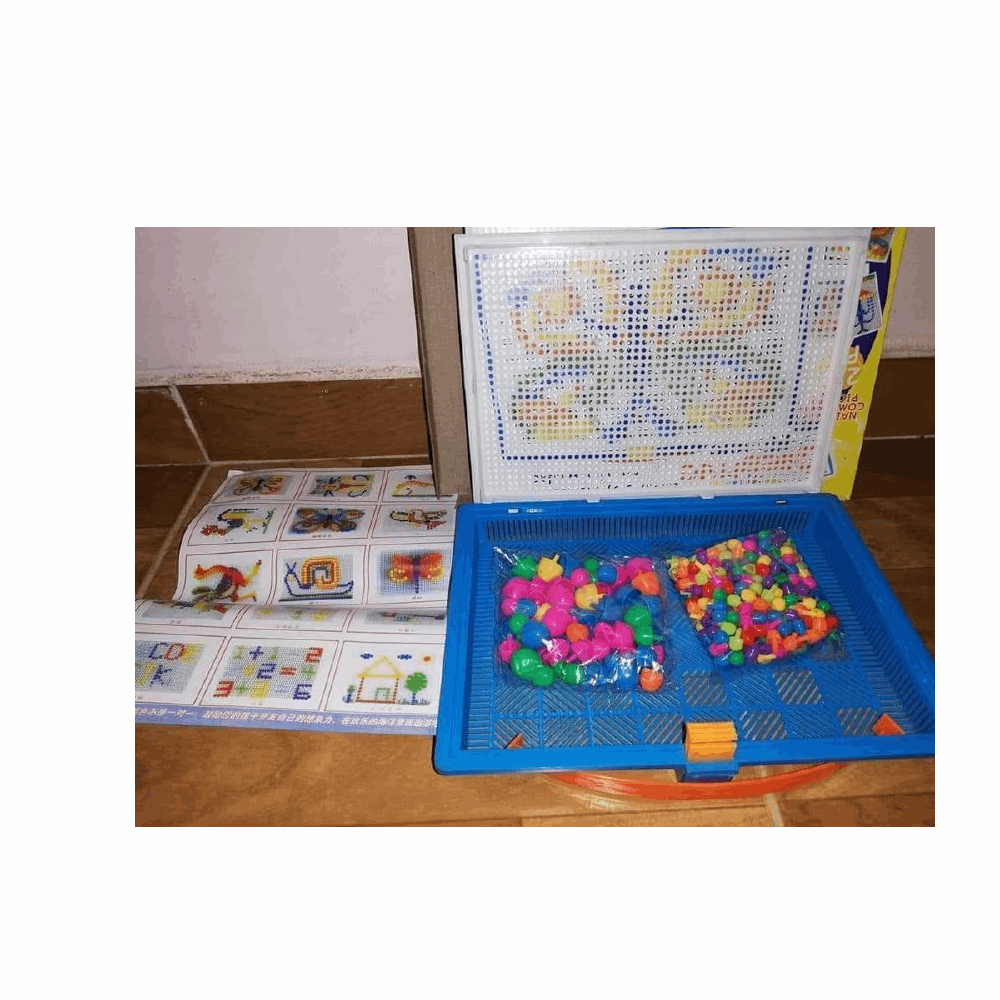 تنميه مهارات سبوره دبابيس فراشه 296قطعه كود34-585