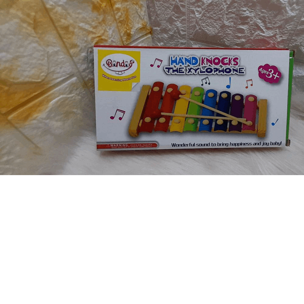 تنميه مهارات اكسليفون خشب 8 نغمات كود 820-28 عدد القطع بالكرتونة 100